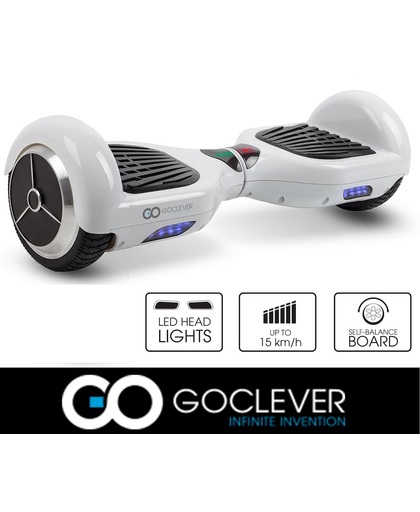 GoClever CBLWEU - Hoverboard CityBoard LG accu,  max 15km/u en max 20km bereik met LED verlichting en handige draagtas