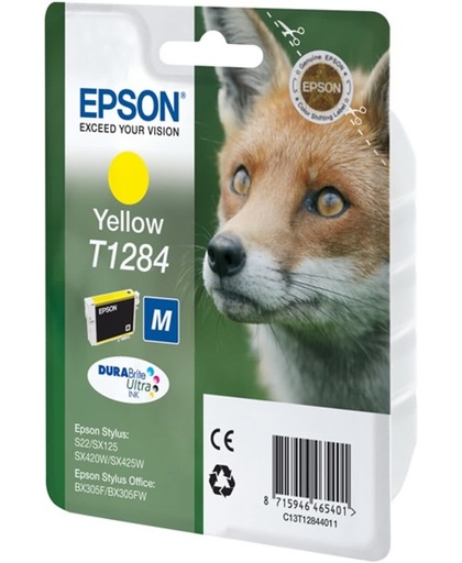 Epson Singlepack Yellow T1284 DURABrite Ultra Ink inktcartridge