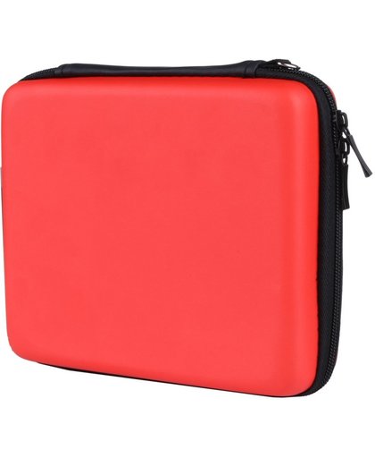 Hard Cover Opberghoes Tas Voor De Nintendo 2DS- Opbergtas Bescherm Hoes - Carry Case Rood