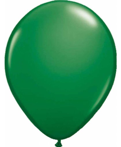 Donkergroene Metallic Ballonnen 30cm - 50 stuks