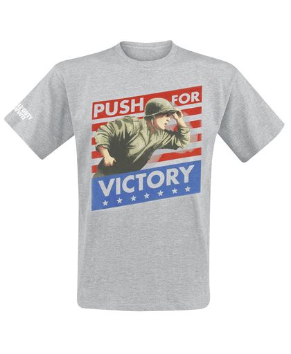 Call Of Duty WWII - Push for Victory T-shirt grijs gemêleerd