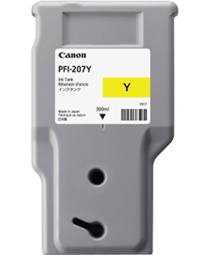 CANON PFI-207Y inktcartridge geel standard capacity 300ml 1-pack