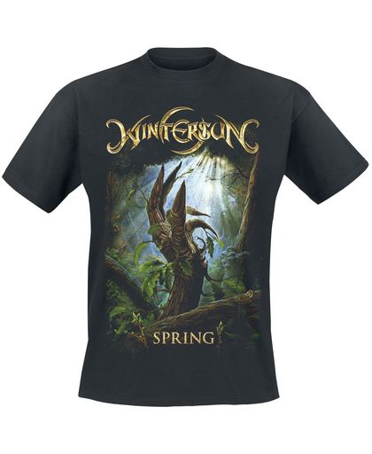 Wintersun Spring T-shirt zwart