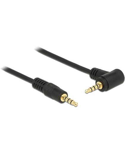 DeLOCK 84735 0.5m 3.5mm 3.5mm Zwart audio kabel