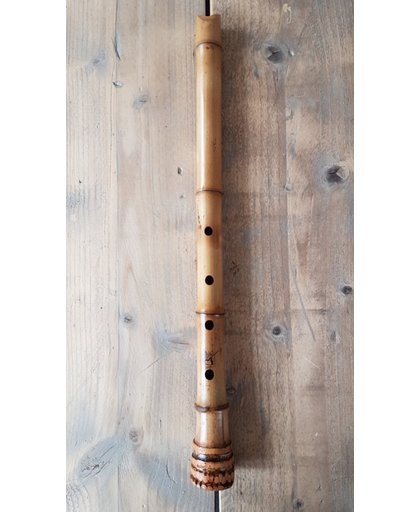 Shakuhachi (D) -  Bamboe + Speel instructies - 1.8 Shaku - Traditionele Japanse fluit van Hoge Kwaliteit