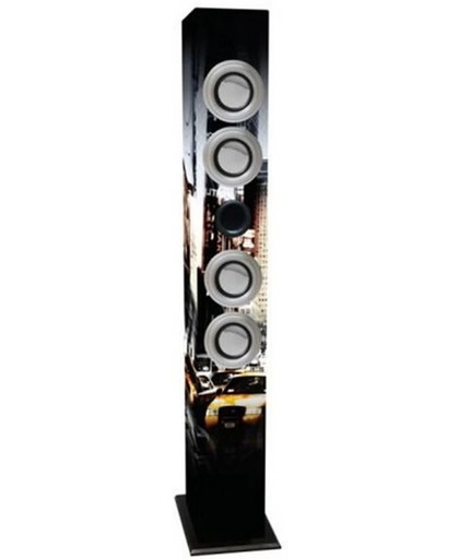 Geluidstoren met karaokemicrofoon iWown 4 x 3W USB/SD/MMC