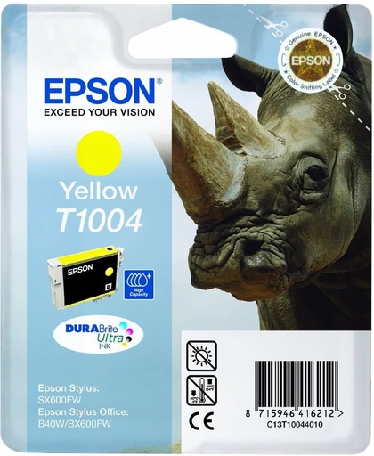 Epson inktpatroon Yellow T1004 DURABrite Ultra Ink inktcartridge