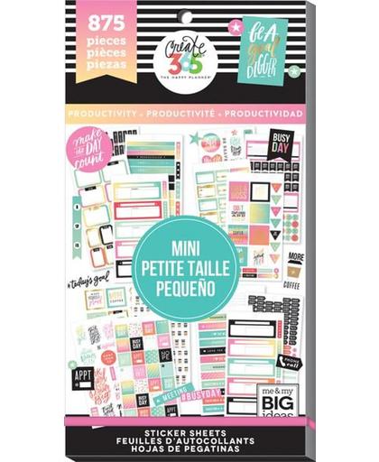 Me and My Big Ideas Happy Planner Mini Sticker Value Pack Productivity