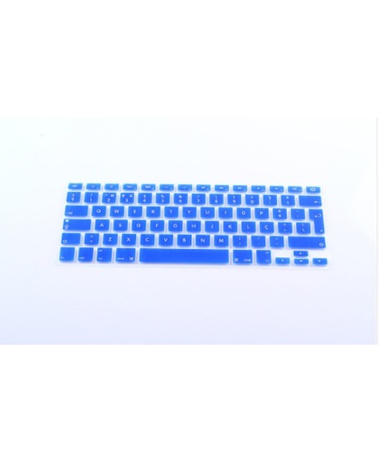 Xssive Toetsenbord cover voor MacBook 12 inch Retina - siliconen - donker blauw - NL indeling