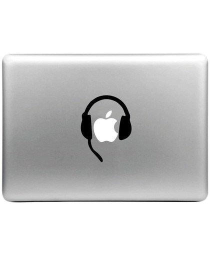 Koptelefoon - MacBook Decal Sticker