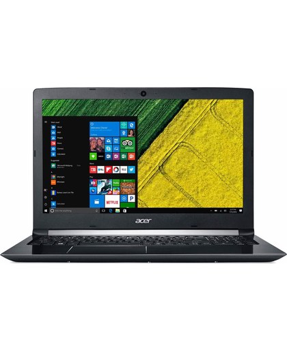 Acer Aspire A515-51-85L5 Zwart Notebook 39,6 cm (15.6") 1920 x 1080 Pixels 1,80 GHz Intel® 8ste generatie Core™ i7 i7-8550U
