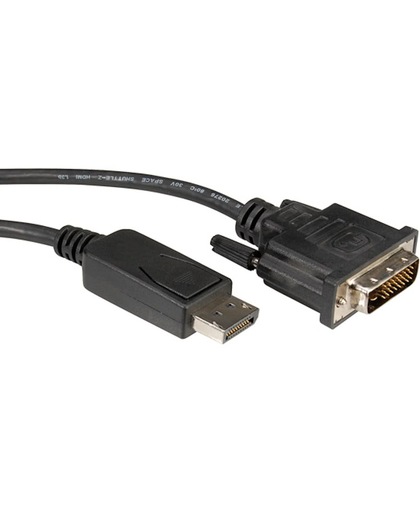 ROLINE DisplayPort Kabel DP Male - DVI Male (24+1) 1,0m