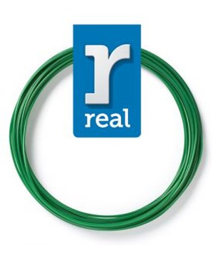10m High-quality PETG 3D-pen Filament van Real Filament kleur groen