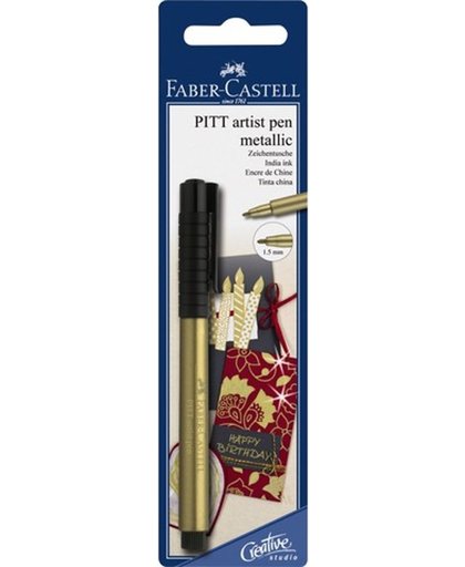 Tekenstift Faber Castell Pitt Artist Pen 250 Gold