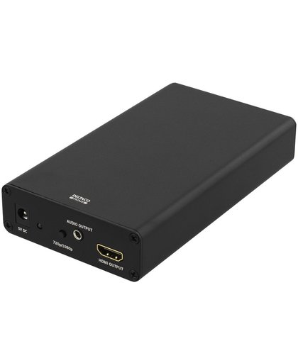 Deltaco SCART-HDMI1 Scart PAL of NTSC naar HDMI adapter - Signaalomvormer audio en video met upscaling 720p of 1080p