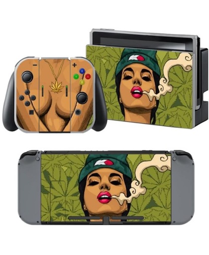 Nintendo Switch Console Skin – Weed