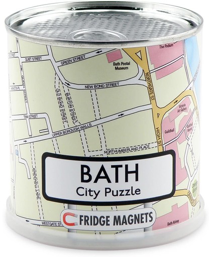 City Puzzle Bath City - Puzzel - Magnetisch - 100 puzzelstukjes