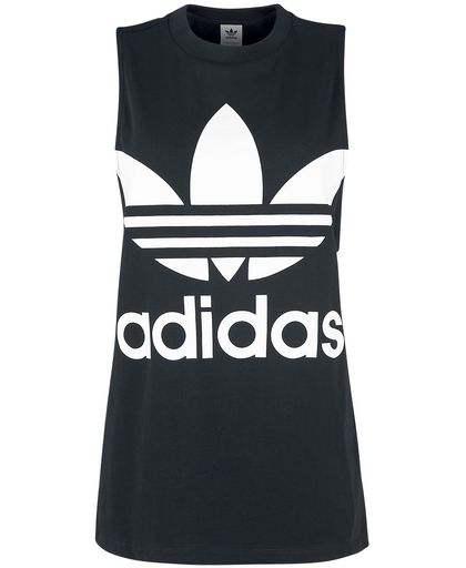 Adidas Trefoil Tank Girls top zwart-wit