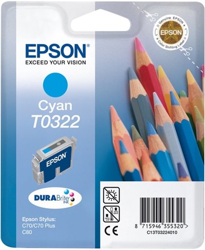 Epson T032 Inkcartridge - Cyaan