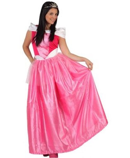 Sprookjes Prinses verkleed jurk roze -Maat:M-L