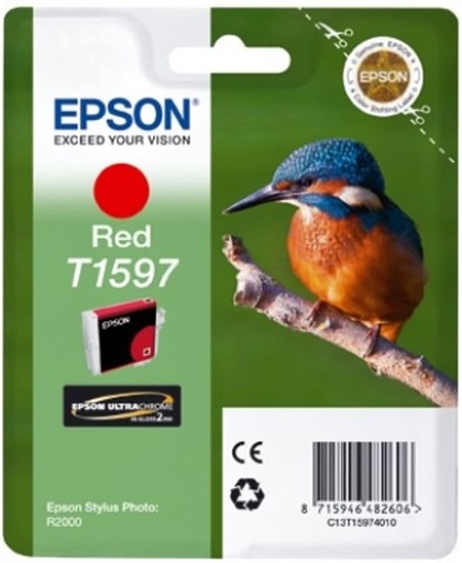 Epson T1597 Red inktcartridge