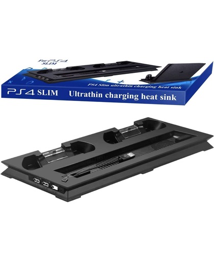 Multifunctionele Standaard voor Playstation 4 Slim - PS4 Vertical Stand Docking Station – Oplader voor PS4 Controller