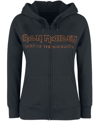 Iron Maiden Ghost Of The Navigator Girls vest met capuchon zwart