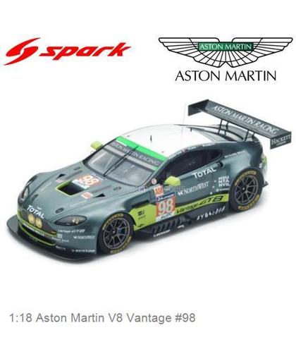 Aston Martin V8 Vantage Nr# 98 LMGTE Am Aston Martin Racing P. Dalla Lana - P. Lamy - Mr. Lauda 1-18 Spark