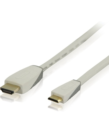 Bandridge 1m HDMI - miniHDMI m/m 1m HDMI Mini-HDMI Wit HDMI kabel