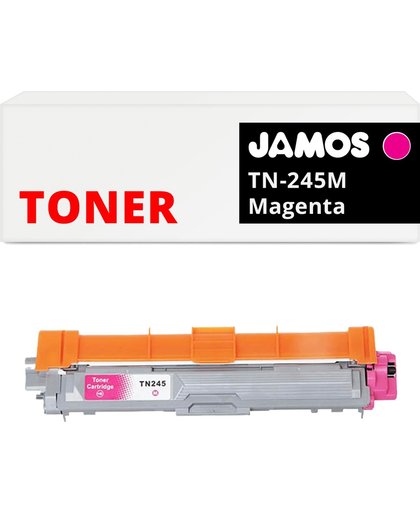 Jamos - Tonercartridge / Alternatief voor de Brother TN-245M Toner Magenta