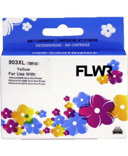 FLWR - Inktcartridge / 903XL / Geel -  geschikt voor HP