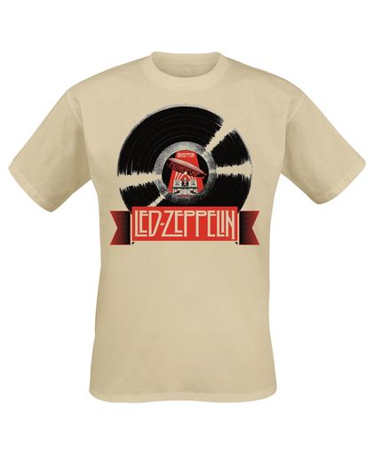 Led Zeppelin Mothership Record T-shirt zand