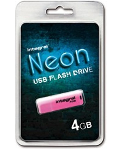Integral Neon - USB-stick - 4 GB