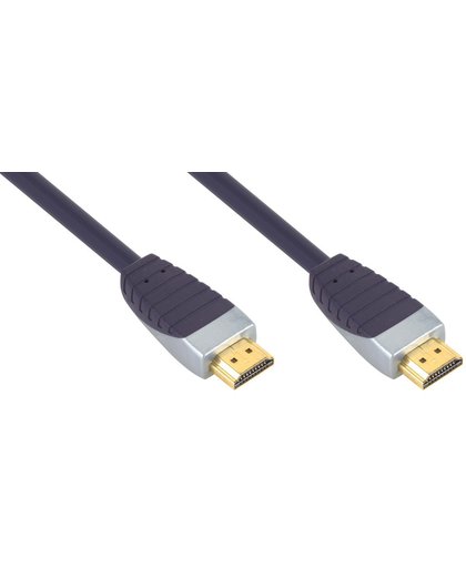 Bandridge SVL1005 5m HDMI HDMI Zwart, Grijs HDMI kabel