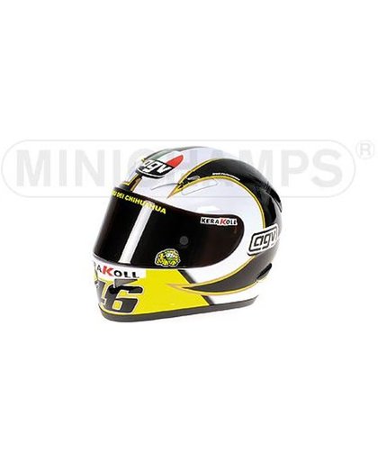 Minichamps Helmet MotoGP V. Rossi 2006 1:2 Minichamps Wit / Zwart / Geel 327 060046