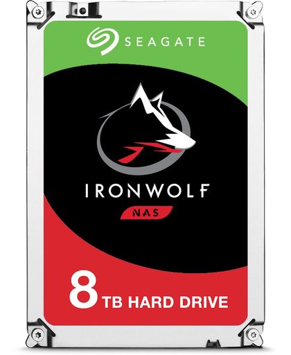 Seagate IronWolf ST8000VN0022 HDD 8000GB SATA III interne harde schijf