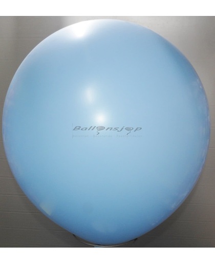 reuze ballon 60 cm  24 inch licht blauw