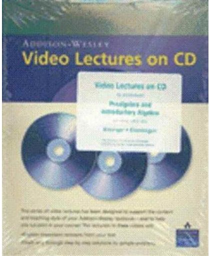 Video Lectures on CD with Optional Captioning for Prealgebra and Introductory Algebra