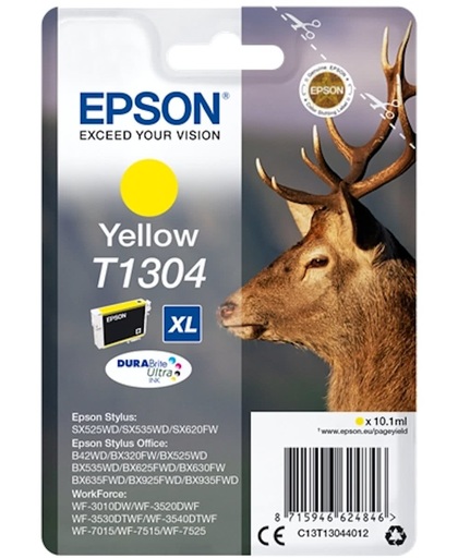 Epson T1304 inktcartridge Geel 10,1 ml 1005 pagina's