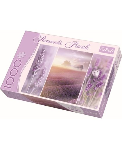 Romantic - Lavendel velden, 1000 stukjes Legpuzzel