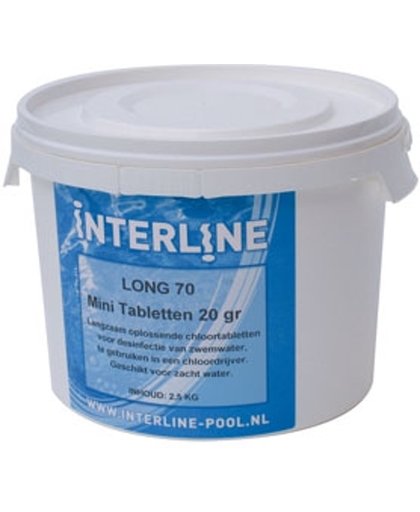 Emmer chloortabletten Interline 20 gram long 70 2,5 kg