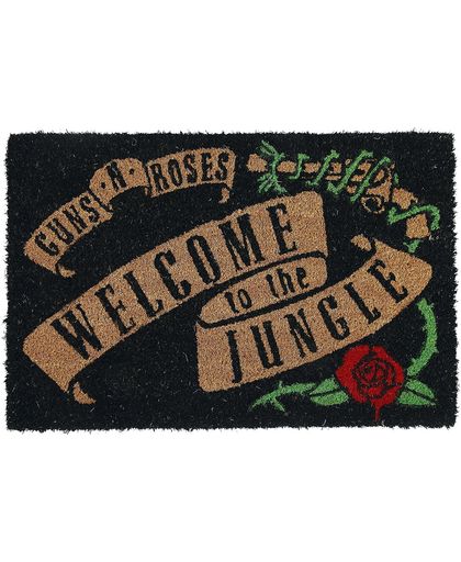 Guns N&apos; Roses Welcome To The Jungle Deurmat meerkleurig