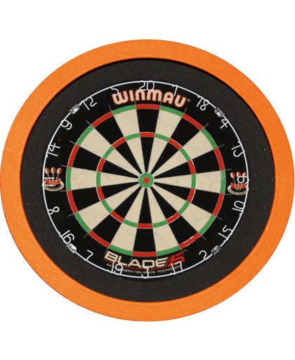 TCB X-Ray Led-verlichting surround - zwart-oranje - dartverlichting - dartbord surround - beschermring - dart verlichting