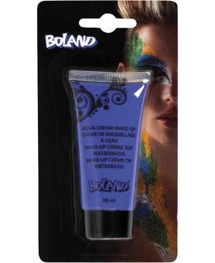 24 stuks: Tube make-up creme op waterbasis - blauw - 38ml