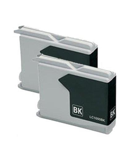 Brother LC-1000BK inktcartridge dubbelpak zwart (huismerk)