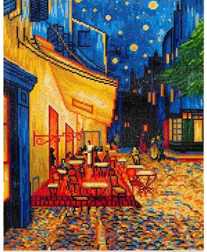 Diamond Dotz ® painting Cafe at Night, Van Gogh (52x42 cm)