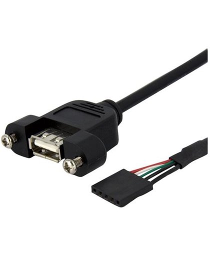 StarTech.com 91 cm lange, Paneel gemonteerde USB-kabel USB A naar moederbord-headerkabel F/F