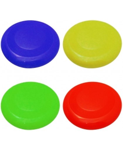 Sportandmore - Frisbee - Frisbees - set van 4 stuk - Ø 27cm - 3 cm - Mix Kleuren