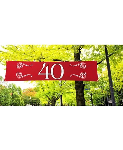 40 jaar jubileum banner