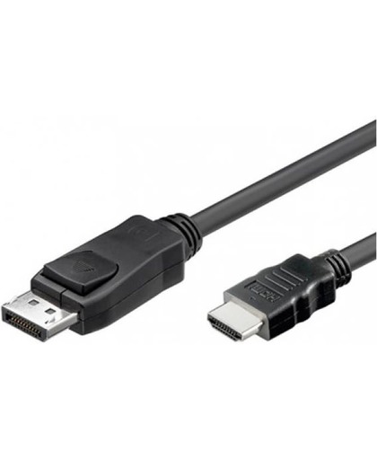 Techly ICOC DSP-H12-010 1m DisplayPort HDMI Zwart video kabel adapter